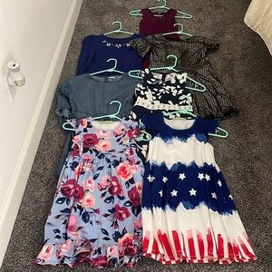 Lot of girls dresses in size 10-12